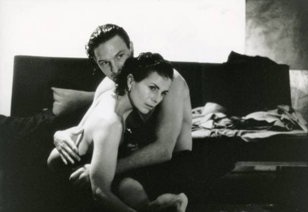 German actress Gudrun Landgrebe and actor Thomas Kretschmann in the movie I Love My Daughter s Husband, Germany 1995 