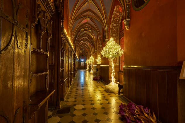 Pressetermin zur Licht- und Musikinstallation Wintermärchen auf Schloss Marienburg. Pattensen, 24.11.2022
