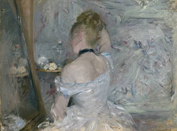 RECORD DATE NOT STATED Woman at Her Toilette, 1875-1880. Artist: Morisot, Berthe (1841-1895) Copyright:x?xFinexArtxImages HeritagexImagesx IMAGO ,2619471 ! ACHTUNG: AUFNAHMEDATUM GESCHÄTZT!  Copyright:?xFinexArtxImages HeritagexImagesx IMAGO