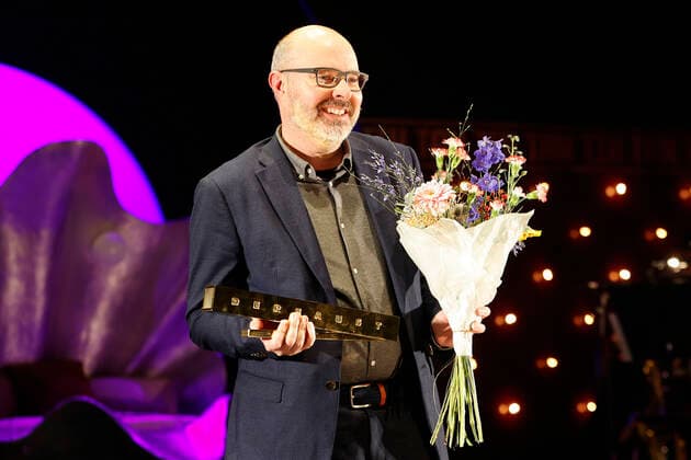 Paul Hankinson bei der Verleihung des Deutschen Theaterpreises Der Faust 2022 im Düsseldorfer Schauspielhaus. Düsseldorf, 26.11.2022
