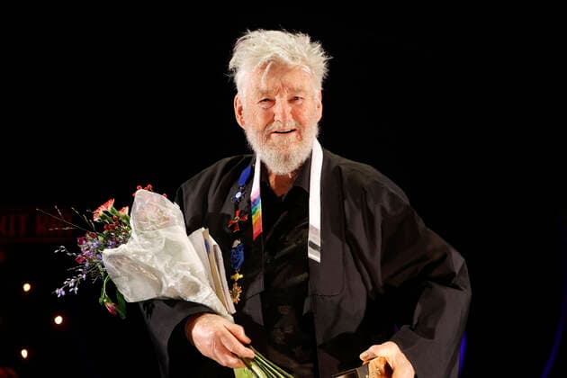Achim Freyer bei der Verleihung des Deutschen Theaterpreises Der Faust 2022 im Düsseldorfer Schauspielhaus. Düsseldorf, 26.11.2022