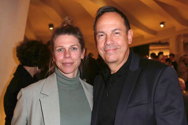 Tina Seydel und Moritz Lindbergh bei der Verleihung des Deutschen Theaterpreises Der Faust 2022 im Düsseldorfer Schauspielhaus. Düsseldorf, 26.11.2022