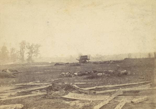 RECORD DATE NOT STATED View on the Battlefield of Antietam, September 1862, 1862. Creator: Alexander Gardner. Copyright:xHeritagexArt HeritagexImagesx IMAGO ,2778329 ! ACHTUNG: AUFNAHMEDATUM GESCHÄTZT!  Copyright:HeritagexArt HeritagexImagesx IMAGO