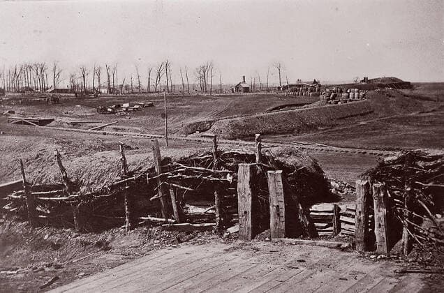 RECORD DATE NOT STATED Fort Beauregard, Manassas, VA, 1861-65. Creator: Andrew Joseph Russell. Copyright:xHeritagexArt HeritagexImagesx IMAGO ,2778384 ! ACHTUNG: AUFNAHMEDATUM GESCHÄTZT!  Copyright:HeritagexArt HeritagexImagesx IMAGO