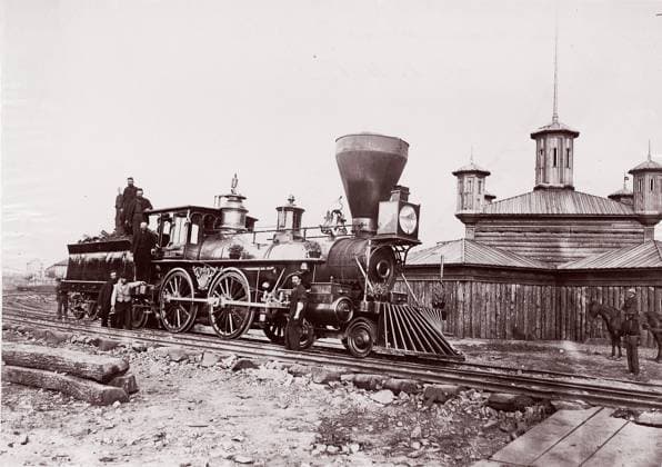 RECORD DATE NOT STATED Locomotive 133, U.S.M.R.R., 1861-65. Creator: Andrew Joseph Russell. Copyright:xHeritagexArt HeritagexImagesx IMAGO ,2778441 ! ACHTUNG: AUFNAHMEDATUM GESCHÄTZT!  Copyright:HeritagexArt HeritagexImagesx IMAGO