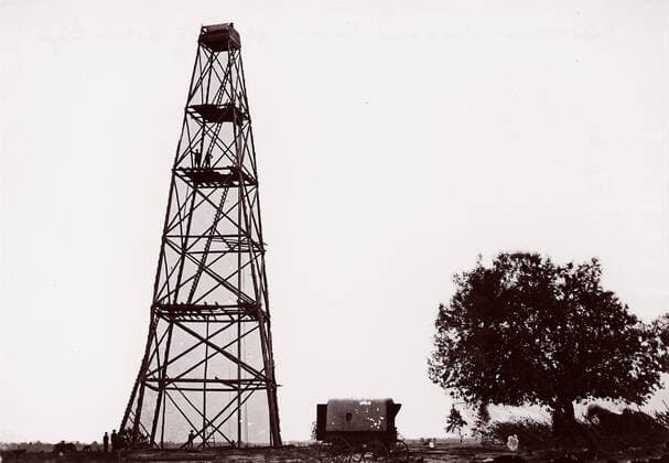 RECORD DATE NOT STATED Butler s Lookout Tower, Opposite Dutch Gap, 1865. Creators: Andrew Joseph Russell, Egbert Guy Fowx. Copyright:xHeritagexArt HeritagexImagesx IMAGO ,2778444 ! ACHTUNG: AUFNAHMEDATUM GESCHÄTZT!  Copyright:HeritagexArt HeritagexImagesx IMAGO