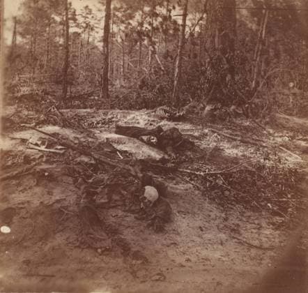 RECORD DATE NOT STATED The Wilderness Battlefield, 1864. Creator: Unknown. Copyright:xHeritagexArt HeritagexImagesx IMAGO ,2780316 ! ACHTUNG: AUFNAHMEDATUM GESCHÄTZT!  Copyright:HeritagexArt HeritagexImagesx IMAGO