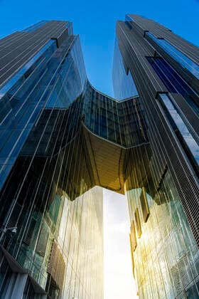 Creative Highlights World Gas Natural Fenosa Building, moderne Architektur in Barcelona, Katalonien, Spanien *** Gas Natural Fenosa buildings Modernity Architecture in Barcelona, catalonia, Spain 1020919971