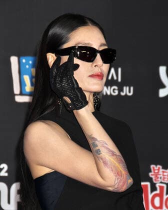 South Korean dancer Monica attends a red carpet event of the 2022 MAMA(Mnet Asian Music Awards) in Osaka, Japan on Wednesday, November 30, 2022.  TKP2022113013 KEIZOxMORI