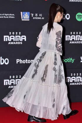 Kim Yuna bei der Verleihung der MAMA Awards 2022 im Kyocera Dome. Osaka, 30.11.2022