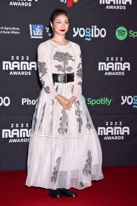 Kim Yuna bei der Verleihung der MAMA Awards 2022 im Kyocera Dome. Osaka, 30.11.2022
