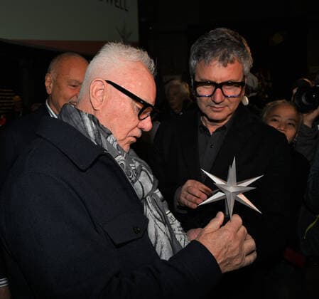Torinoi,Italy Torino Film Festival 40th edition photocall Malcolm McDowell receives the Stella della Mole award In the picture:Malcolm McDowell receives the Stella della Mole award  Copyright: xNickxZonnax xipa-agency.netx xNickxZonnax IPA_IPA34816525