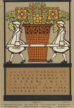 RECORD DATE NOT STATED Ault & Wilborg company, c1894 - 1896. Creator: William H Bradley. Copyright:xHeritagexArt HeritagexImagesx IMAGO ,2931592 ! ACHTUNG: AUFNAHMEDATUM GESCHÄTZT!  Copyright:HeritagexArt HeritagexImagesx IMAGO