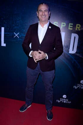 Tennis Fest Nadal V. Ruud Red Carpet December 1, 2022, Mexico City, Mexico: Patricio Cabezut Attends at red carpet of Tennis Fest Rafael Nadal V. Casper Ruud at La Mexico bullring. on December 1, 2022 in Mexico City, Mexico. (Photo by Jorge Gonzalez Eyepix Group) Copyright: xJorgexGonzalez xEyepixxGroupx JG_01122022_82842