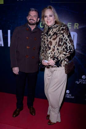 December 1, 2022, Mexico City, Mexico: Margarita Gralia and Sergio BasaoÂ±ez Attend at red carpet of Tennis Fest Rafael Nadal V. Casper Ruud at La Mexico bullring. on December 1, 2022 in Mexico City, Mexico. Mexico City Mexico - ZUMAe321 20221202_zia_e321_017 Copyright: xJorgexGonzalez xEyepixxGroupx