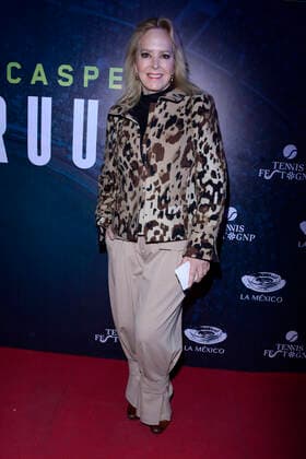 December 1, 2022, Mexico City, Mexico: Margarita Gralia Attends at red carpet of Tennis Fest Rafael Nadal V. Casper Ruud at La Mexico bullring. on December 1, 2022 in Mexico City, Mexico. Mexico City Mexico - ZUMAe321 20221202_zia_e321_018 Copyright: xJorgexGonzalez xEyepixxGroupx