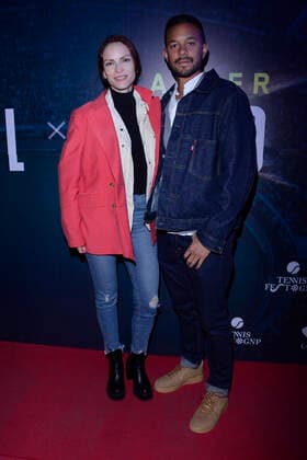 Tennis Fest Nadal V. Ruud Red Carpet December 1, 2022, Mexico City, Mexico: Pierre Louis and Paulette Hernandez Attend at red carpet of Tennis Fest Rafael Nadal V. Casper Ruud at La Mexico bullring. on December 1, 2022 in Mexico City, Mexico. (Photo by Jorge Gonzalez Eyepix Group) Copyright: xJorgexGonzalez xEyepixxGroupx JG_01122022_82876