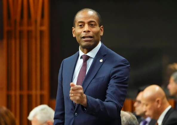 December 2, 2022, Ottawa, Ontario, Canada: Liberal MP Greg Fergus stands during question period in the House of Commons on Parliament Hill in Ottawa on Friday, Dec. 2, 2022. Ottawa Canada  - ZUMAc35_ 20221202_zaf_c35_018 Copyright: xSeanxKilpatrickx