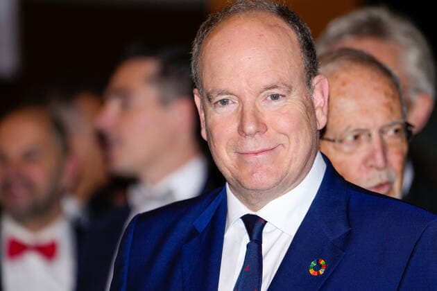 15. Deutscher Nachhaltigkeitspreis in Duesseldorf S.D. Fuerst Albert II. von Monaco der Ehrenpreistraeger im Portrait auf dem Roten Teppich auf dem 15. Deutscher Nachhaltigkeitspreis im Maritim Hotel in Duesseldorf Duesseldorf Nordrhein-Westfalen Deutschland