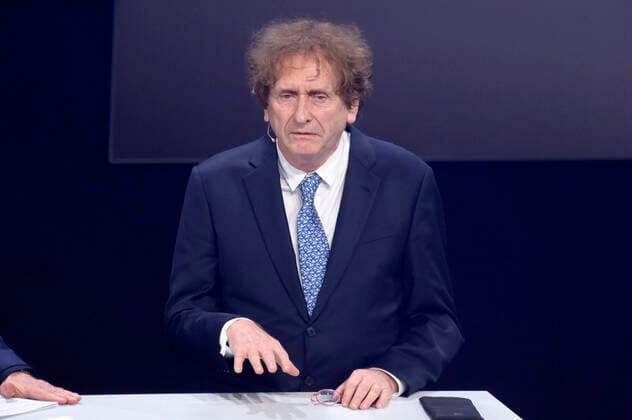 Michael Braungart bei der Verleihung des 15. Deutschen Nachhaltigkeitspreises 2022 im Maritim Hotel. Düsseldorf, 02.12.2022