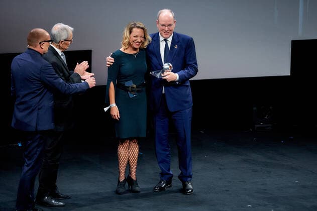 Deutscher Nachhaltigkeitspreis 2022 Albert II von Monaco bei der Verleihung des Deutschen Nachhaltigkeitspreises im Maritim Hotel in Düsseldorf. Copyright: xEventpressxGolejewskix