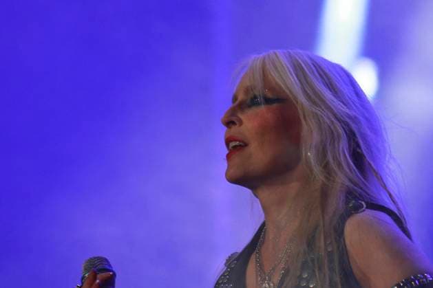 December 02, 2022, Toluca, Mexico: Singer Doro Pesch of the German heavy metal band , performs on the Hell stage during the Hell and Heaven Metal Fest at Pegasus forum. on December 2, 2022 in Toluca, Mexico. Toluca MÃ xico - ZUMAe321 20221203_zia_e321_027 Copyright: xCarlosxSantiago xEyepixxGroupx