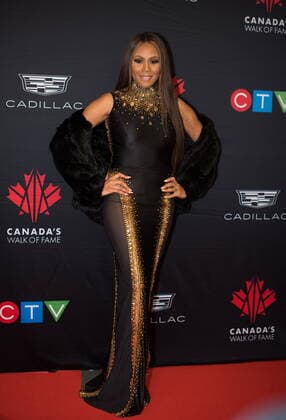 December 3, 2022, TORONTO, ON, CANADA: Deborah Cox, 2022 inductee, poses for a photograph on the red carpet for the 2022 Canada™s Walk of Fame Gala in Toronto, on Saturday, December 3, 2022. TORONTO CANADA  - ZUMAc35_ 20221203_zaf_c35_118 Copyright: xTijanaxMartinx