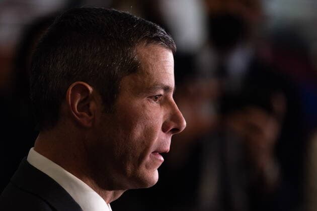 December 5, 2022, Gatineau, PQ, Canada: Maj.-Gen. Dany Fortin speaks to members of the media following an acquittal in his case at a Gatineau, Que., courthouse on Monday, Dec. 5, 2022. Gatineau Canada  - ZUMAc35_ 20221205_zaf_c35_091 Copyright: xSpencerxColbyx