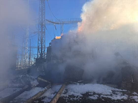 Russia Ukraine Military Operation Power Substation Shelling 8333918 06.12.2022 An electrical substation damaged as a result of shelling in the course of Russia s military operation in Ukraine,is seen in the city of Makiivka, Donetsk People s Republic (DPR), Russia. Sergey Baturin Sputnik Donetsk region Russia  Copyright: xSergeyxBaturinx