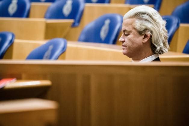 THE HAGUE - Geert Wilders (PVV) during the weekly question hour in the House of Representatives. ANP BART MAAT netherlands out - belgium out *** THE HAGUE Geert Wilders PVV during the weekly question hour in the House of Representatives ANP BART MAAT netherlands out belgium out  Copyright: xx x458989024x originalFilename: 458989024.jpg