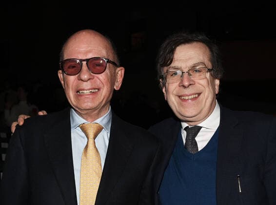 Italien, Verleihung des Verdienstordens der Stadt Mailand Milan, Italy Ambrogini 2022 Giuseppe Sala and the President of the City Council Elena Buscemi will deliver the Civic Merit of the City of Milan during the traditional ceremony to be held at the Teatro Dal Verme, In the picture:Cesare Sirtori,Elio Franzini  Copyright: xNickxZonnax xipa-agency.netx xNickxZonnax IPA_IPA34967352