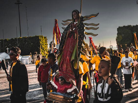 December 7, 2022, Mexico City, Mexico City, MEXICO: Coming from all the states of the Mexican Republic and even from abroad, thousands of Catholics begin their arrival to pay homage to the VIRGIN OF GUADALUPE, on December 12. The Catholic tradition of Mexicans overflows every year, because since December 12, 1531, the VIRGIN OF GUADALUPE has been celebrated, since she made her appearance to the indigenous JUAN DIEGO. Mexico City MEXICO - ZUMAn296 20221207_zip_n296_013 Copyright: xJorgexNunezx