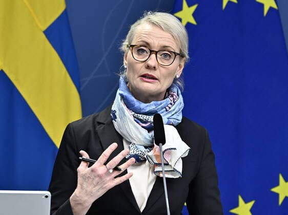 STOCKHOLM 20221209 Director General of the Public Health Agency Karin Tegmark Wisell during a press conference on the situation regarding covid 19 Stockholm Sweden x10030x,  Copyright: xJonasxEkströmer TTx PRESSTRÄFF OM COVIDLÄGET