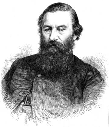 IMAGO History, Ende des afrikanischen Sklavenhandels und die Abschaffung der Sklaverei: 1807-1888 RECORD DATE NOT STATED Samuel White Baker (1821-1893), English explorer and anti-slavery campaigner, 1865. Artist: Unknown Copyright:xAnnxRonanxPicturexLibrary Heritage-Imagesx IMAGO ,1152906 ! ACHTUNG: AUFNAHMEDATUM GESCHÄTZT!  Copyright:AnnxRonanxPicturexLibrary Heritage-Imagesx IMAGO