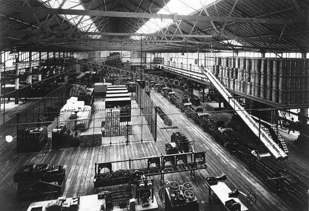 RECORD DATE NOT STATED Part of the production line at Ford s Highland Park factory, Detroit, Michigan, USA, c1914. Artist: Unknown Copyright:xOxfordxSciencexArchive Ford HeritagexImagesx IMAGO ,1157871 ! ACHTUNG: AUFNAHMEDATUM GESCHÄTZT!  Copyright:OxfordxSciencexArchive Ford HeritagexImagesx IMAGO