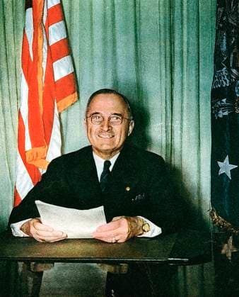 RECORD DATE NOT STATED Harry S Truman, 33rd President of the USA, 1945-1953. Artist: Unknown Copyright:xAnnxRonanxPicturexLibrary Heritage-Imagesx IMAGO ,1157875 ! ACHTUNG: AUFNAHMEDATUM GESCHÄTZT!  Copyright:AnnxRonanxPicturexLibrary Heritage-Imagesx IMAGO