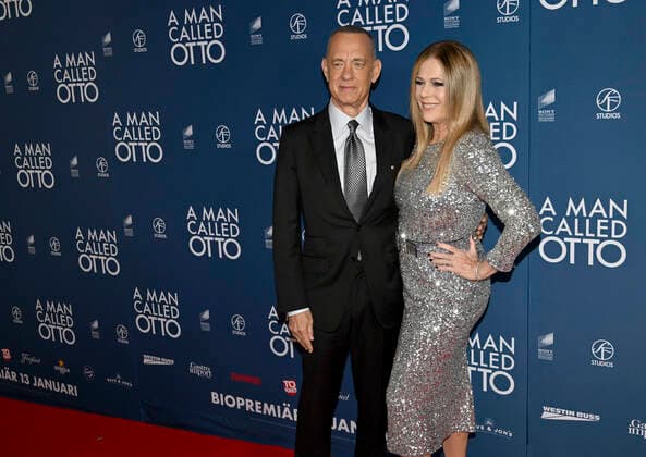Bilder des Jahres 2022, Entertainment 12 Dezember Entertainment Themen der Woche KW50 Entertainment Bilder des Tages Tom Hanks and Rita Wilson arrive to the premiere of the movie A Man Called Otto at Rigoletto cinema in Stockholm, Sweden, 13 December 2022. Poto: Henrik Montgomery TTT kod 10060 STOCKHOLM SWEDEN x10060x *** Tom Hanks and Rita Wilson arrive to the premiere of the movie A Man Called Otto at Rigoletto cinema in Stockholm, Sweden, 13 December 2022 Poto Henrik Montgomery TTT kod 10060 STOCKHOLM SWEDEN x10060x,  Copyright: xHenrikxMontgomery TTx A MAN CALLED OTTO PREMIERE