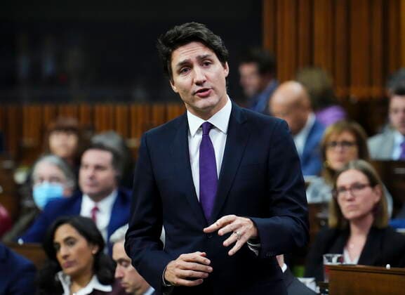 December 13, 2022, Ottawa, ON, Canada: Prime Minister Justin Trudeau responds to a question during question period in the House of Commons on Parliament Hill in Ottawa on Tuesday, Dec. 13, 2022. Ottawa Canada  - ZUMAc35_ 20221213_zaf_c35_066 Copyright: xSeanxKilpatrickx