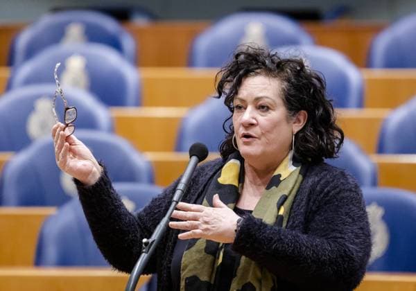 THE HAGUE - Caroline van der Plas (BBB) during the debate in the House of Representatives on the Future Pensions Act. ANP SEM VAN DER WAL netherlands out - belgium out *** THE HAGUE Caroline van der Plas BBB during the debate in the House of Representatives on the Future Pensions Act ANP SEM VAN DER WAL netherlands out belgium out  Copyright: xx x459463152x originalFilename: 459463152.jpg