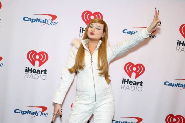PHILADELPHIA, PA: DECEMBER 12: Kim Petras at Jingle Ball 2022 at Wells Fargo Center in Philadelphia, Pennsylvania pm December 12, 2022. Copyright: xStarxShooterx