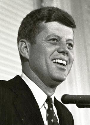 **FILE PHOTO** National Archives release classified JFK assassination files. United States Senator John F. Kennedy (Democrat of Massachusetts), a candidate for the 1960 Democratic Party nomination for President of the United States, speaks at a National Press Club luncheon in Washington, DC on January 14, 1960. Copyright: xCNP xMediaPunchx