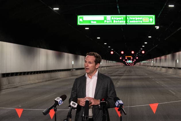 News Themen der Woche KW50 News Bilder des Tages WESTCONNEX UNDERGROUND TUNNEL TOUR, WestConnex CEO Andrew Head during a media tour of the new Westconnex tunnels that connect the M4 and M8 motorways in Sydney, Sunday, December 18, 2022. ( NO ARCHIVING, EDITORIAL USE ONLY, NO USE IN BOOKS WITHOUT CONSENT SYDNEY NSW AUSTRALIA  Copyright: xFLAVIOxBRANCALEONEx 20221218001743711474