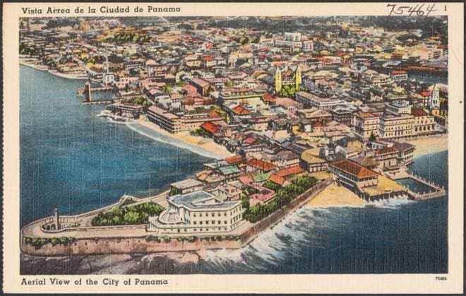 RECORD DATE NOT STATED Vista aerea de la Ciudad de Panama - Aerial view of the city of Panama , Cities & towns, Tichnor Brothers Collection, postcards of the United States Copyright: xpiemagsx digcompie09122022-134710 !ACHTUNG AUFNAHMEDATUM GESCHÄTZT!