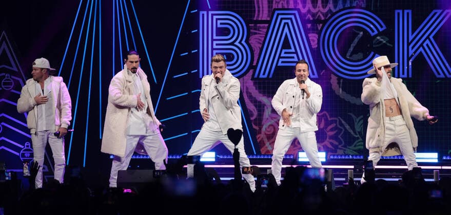 Bilder des Jahres 2022, Entertainment 12 Dezember Entertainment Themen der Woche KW50 Entertainment Bilder des Tages Backstreet Boys perform at the Y100 s iHeartRadio Jingle Ball 2022 show at the FLA Live Arena in Sunrise, Florida, on Sunday, December 18, 2022.  MIA20221218164 GARYxIxROTHSTEIN