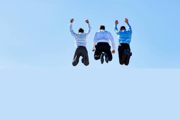 Creative Highlights Symbolbilder RECORD DATE NOT STATED Group of mature businessmen jumping on office rooftop, model released, , 30568448.jpg, Caucasian Ethnicity,Handsome,Lens Flare,Men,Occupation,Working,activity,attractive,best seller,brainstorming,building,buinessman,business,businessmen,celebrating,colleague,colleagues,driven,entrepreneur,goal,group,hardworking,job,jump,jumping,man,meeting,most downloaded,office,opportunity,outdoor,plan,planning,plans,rooftop,smart,success,suicide,thoughtful,work