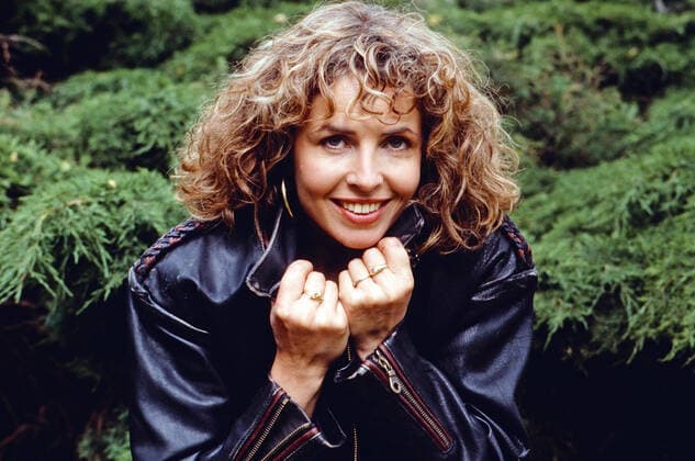 MICHAELA MAY Michaela May, deutsche Schauspielerin, Portrait, Deutschland, 1990. Michaela May, German actress, portrait, Germany, 1990., Deutschland Copyright: kpa kpa_55043895 UnitedArchives EDITORIAL USE ONLY