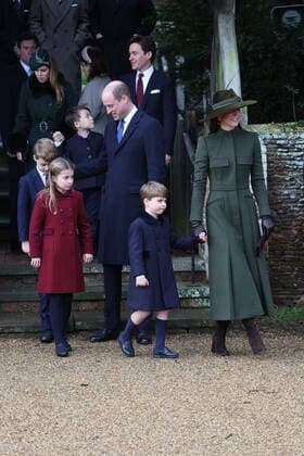 . 25 12 2022. Sandringham , United Kingdom. UK Royals at the Christmas Day church service at Sandringham, United Kingdom.  xStephenxLockx xi-Imagesx IIM-24035-0037