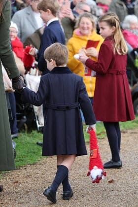 . 25 12 2022. Sandringham , United Kingdom. UK Royals at the Christmas Day church service at Sandringham, United Kingdom.  xStephenxLockx xi-Imagesx IIM-24035-0051
