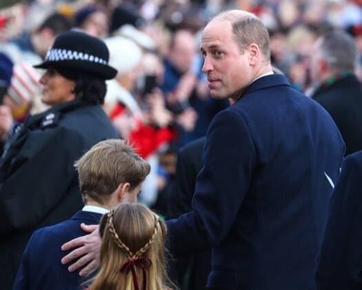 King Charles III, accompanied by Camilla Queen Consort and members of the extended Royal Family, attend the traditional Christmas Day morning service at St. Mary Magdelene Church on the Sandringham estate in Norfolk Featuring: Prince William, Prince of Wales Where: King s Lynn, Norfolk, United Kingdom When: 25 Dec 2022 Credit: John Rainford Cover Images **NOT AVAILABLE FOR PUBLICATION IN THE UK**