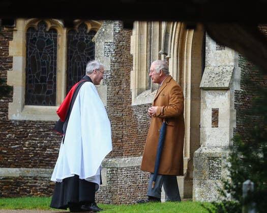 King Charles III, accompanied by Camilla Queen Consort and members of the extended Royal Family, attend the traditional Christmas Day morning service at St. Mary Magdelene Church on the Sandringham estate in Norfolk Featuring: King Charles III Where: King s Lynn, Norfolk, United Kingdom When: 25 Dec 2022 Credit: John Rainford Cover Images **NOT AVAILABLE FOR PUBLICATION IN THE UK**